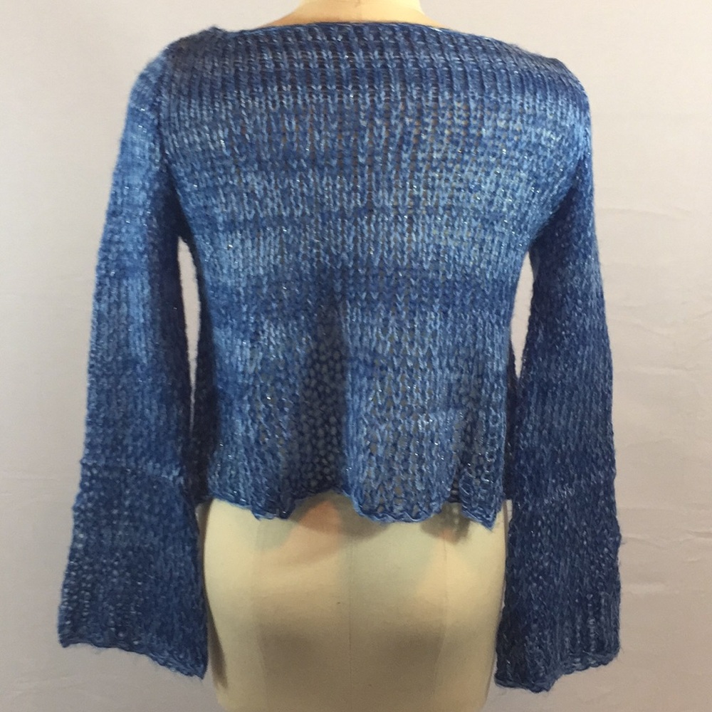 CROCHETED KNIT SWEATER - Picture 4 of 7